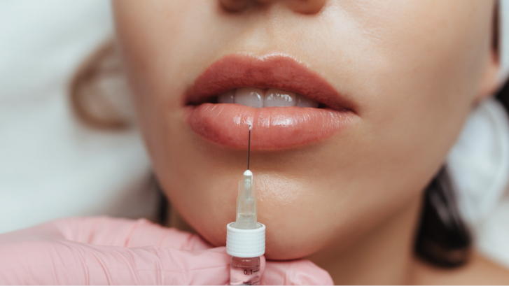 dermal filler lip enhancement procedure in San Diego at Allurant Medical Spa