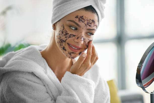 Patient exfoliating skin
