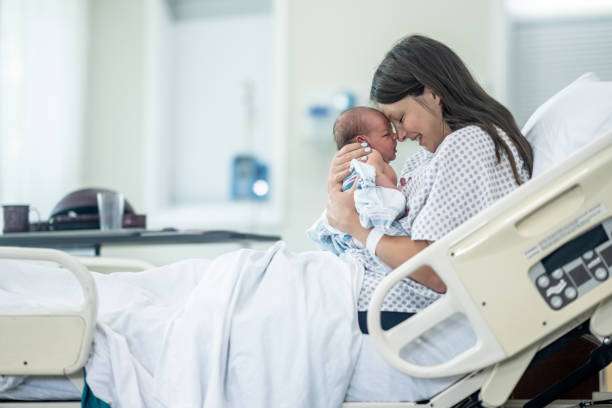 Confident Mom after childbirth