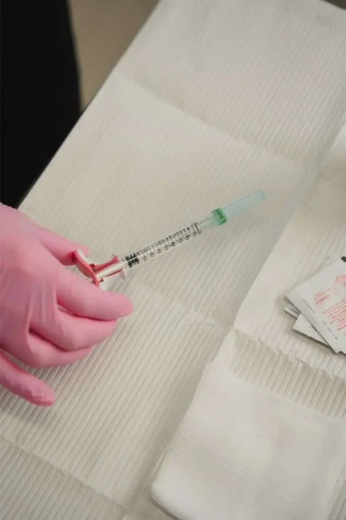 Semaglutide and tirzepatide injection prepared for a medical weight loss appointment at Allurant Medical Spa San Diego