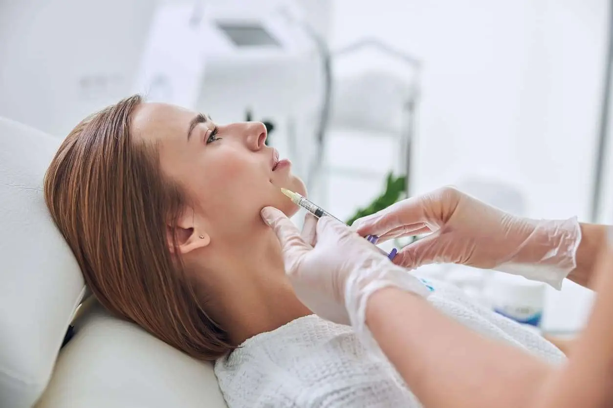 PRF injection cheek treatment platelet rich fibrin Allurant Medical Spa San Diego