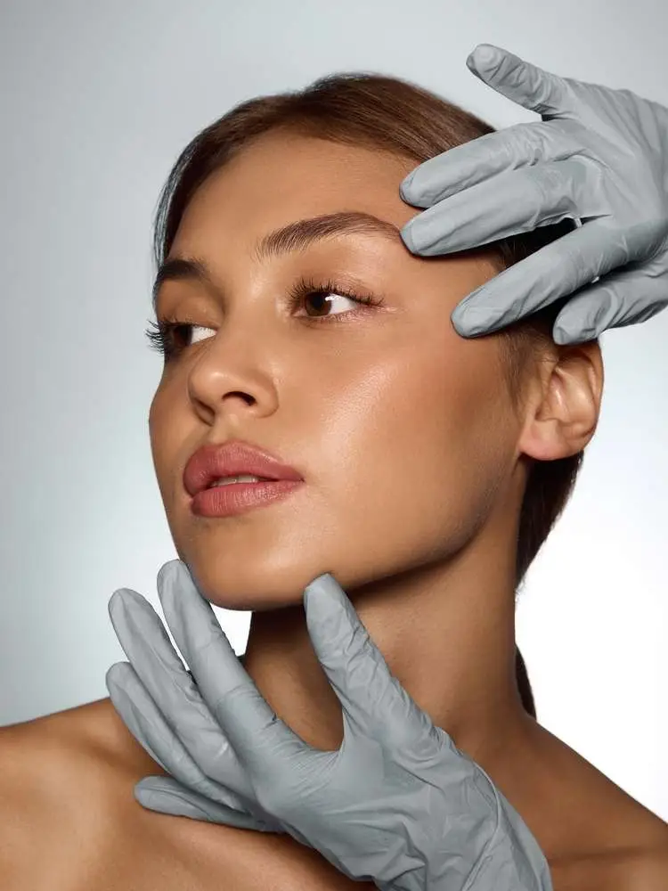 Patient consulting with Dr. Kat Khorrami, MD, about facial balancing with fillers and personalized treatment planning.