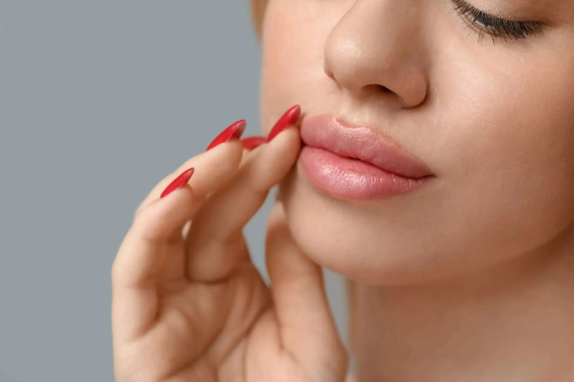 Patient receiving a Botox Lip Flip treatment to create a naturally fuller upper lip at Allurant Medical Spa.