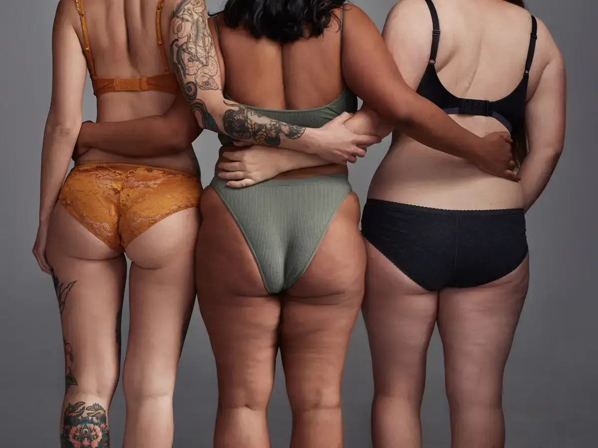 Woman consulting with provider about types of butt shapes at Allurant Medical Spa