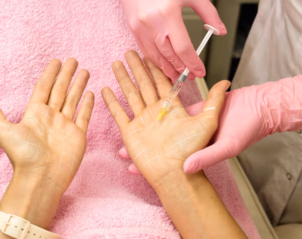 Botox sweaty palms San Diego hyperhidrosis hands treatment hand rejuvenation Allurant Medical Spa