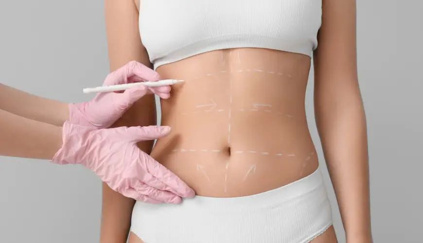 Woman considering medical weight loss vs body contouring at Allurant Medical Spa